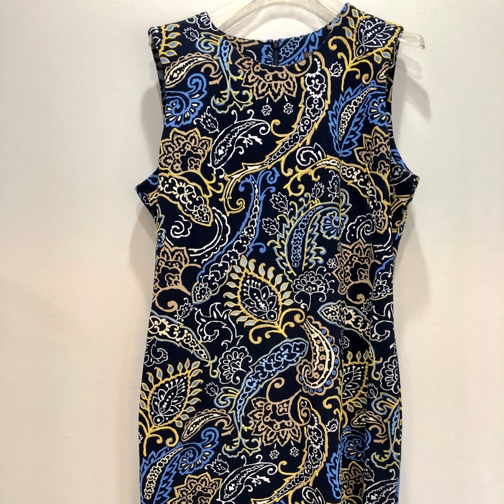 NWT J McLaughlin Sleeveless Crew Neck Dress